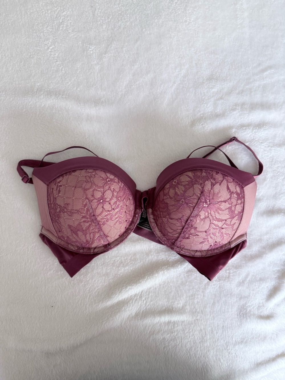 Victoria's Secret Plum Lace Push-Up Bra